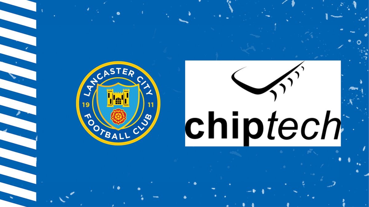 Please welcome our latest sponsor, Chiptech!  

Chiptech to become shirt sponsors for Lancaster City Ladies, @LancasterCityFC as well as Dollies in the Community.

📰Read More: rb.gy/4u5ot 

#OurCity • #COYDB • #ADAW