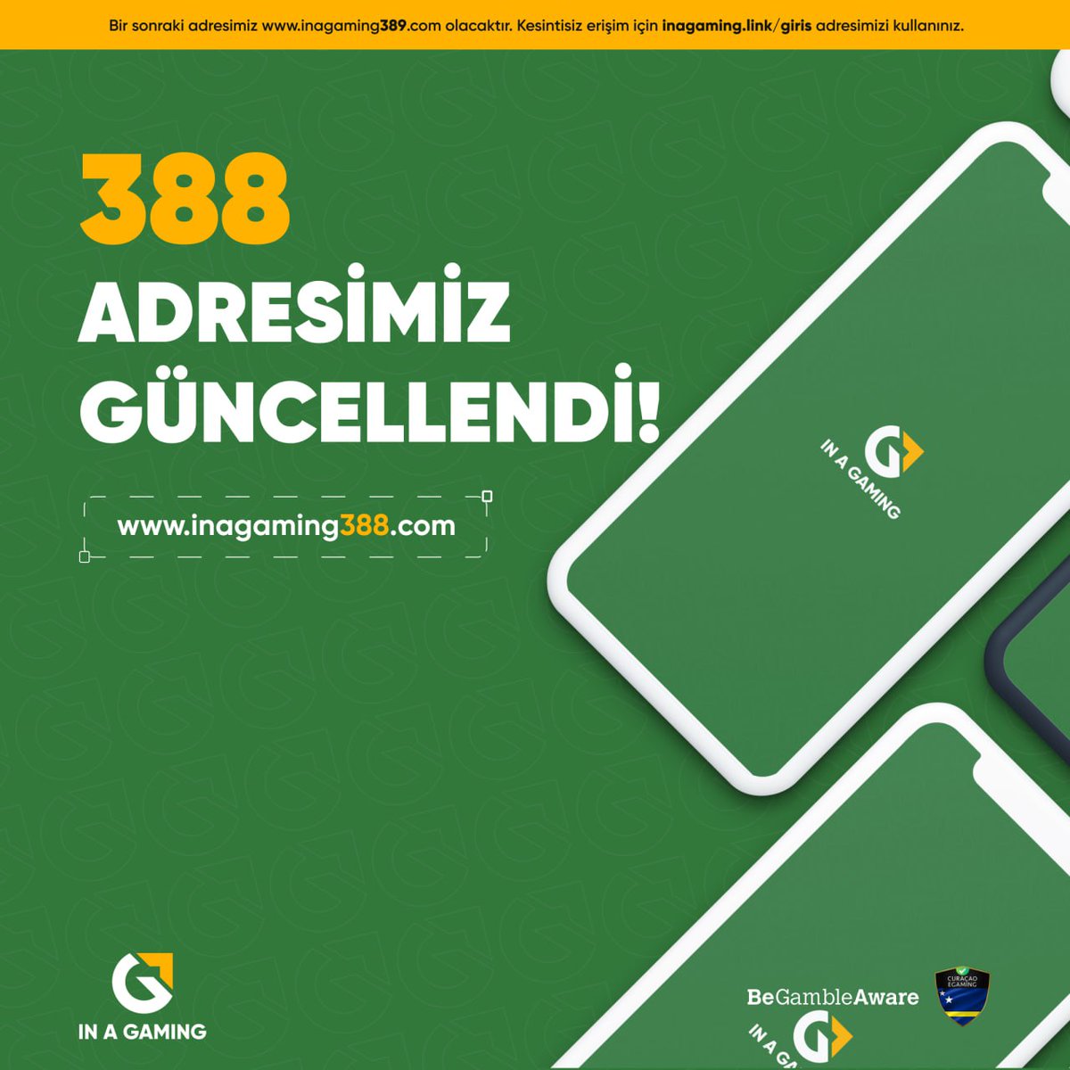 inagamingonline's tweet photo. 📢 In a Gaming Giriş Adresimiz Güncellendi.

📲  https://t.co/qZ9MxequRo https://t.co/4UWf5Sae7r