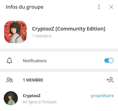 0xSimony's tweet photo. Mon groupe Telegram est prêt 👀

➮ 100 membres
➮ Accès sous candidature (bientôt ouvert)
➮ Gratuit

Interagir avec ce tweet peut être bénéfique pour quelques chanceux.

Sinon activez les notifications 🔔 https://t.co/jGg2tTGaDG
