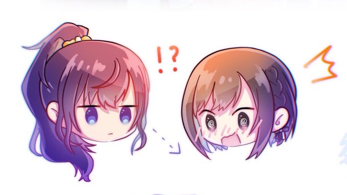 あまり時間かからなかったここのミニキャラがお気に入り やっぱり私は短時間で描いたものの方が出来がいい......?