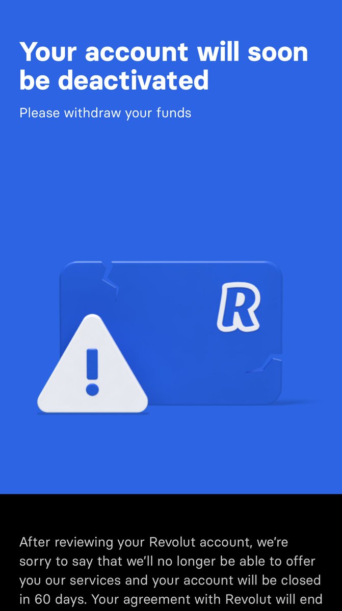 BenTodar's tweet photo. 🧵 

It's frustrating to hear that @RevolutApp bank has chosen to close my account. 😡 But it's a perfect example of why we need alternative banking options, like @chainscard, to liberate ourselves from the whims of traditional banks. Let's dive into the reasons why I believe everyone should have choices in financial services. 

Traditional banks have long held a monopoly over our financial transactions, often leaving us at their mercy. They set the rules and can arbitrarily make decisions without proper explanations or recourse. This level of control can leave customers feeling powerless and frustrated.

Enter the first decentralised bank @chainscard, which provide individuals with an alternative banking experience. With transparent policies and customer-centric approaches, #Chainscard offer a breath of fresh air. They prioritize the needs and interests of their users, rather than forcing them to fit into rigid bank structures.

One of the most attractive aspects of  @chainscard is the commitment to disruptive technology. By harnessing the power of blockchain and cryptocurrencies, are revolutionizing the way we handle and transfer money. This empowers individuals with greater control over their finances.

The convenience factor cannot be overlooked either. With traditional banks, cumbersome paperwork, lengthy processes, and limited accessibility can make managing finances a headache. @chainscard, however, embraces streamlined digital solutions, making transactions faster, easier, and more accessible to all.

Another incredible benefit of @chainscard is their global reach. Traditional banks often impose high fees and unfavorable exchange rates when dealing with foreign currencies or making international transfers. But with crypto-powered platforms, these barriers vanish, allowing for seamless worldwide transactions.

Security is a major concern for anyone managing their finances. Many traditional banks might compromise customer security and privacy due to outdated systems. However, @chainscard understands the importance of cutting-edge security measures, leveraging blockchain's immutability to protect user data.

By supporting innovative banks like @chainscard, we're sending a strong message to traditional banks that customer satisfaction and empowerment matter. We demand transparency, fair treatment, and a modern banking experience that serves our needs, rather than the banks' profit-driven priorities.

The beauty of having multiple options in financial services is that we regain control over our own money. We are no longer subjected to arbitrary decisions, closed accounts, or exhaustive bureaucracy. @chainscard  will give us the freedom and choice we deserve.

So, as I bid farewell to @RevolutApp bank, I embrace the future with open arms and migrate to a better banking experience with @chainscard. Together, let's reshape the financial landscape and show that individuals should never be solely at the mercy of traditional banks. #FinancialFreedom