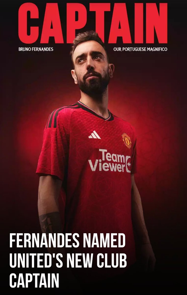 Bruno Fernandes has been named as the new club captain of Manchester United.#mufc