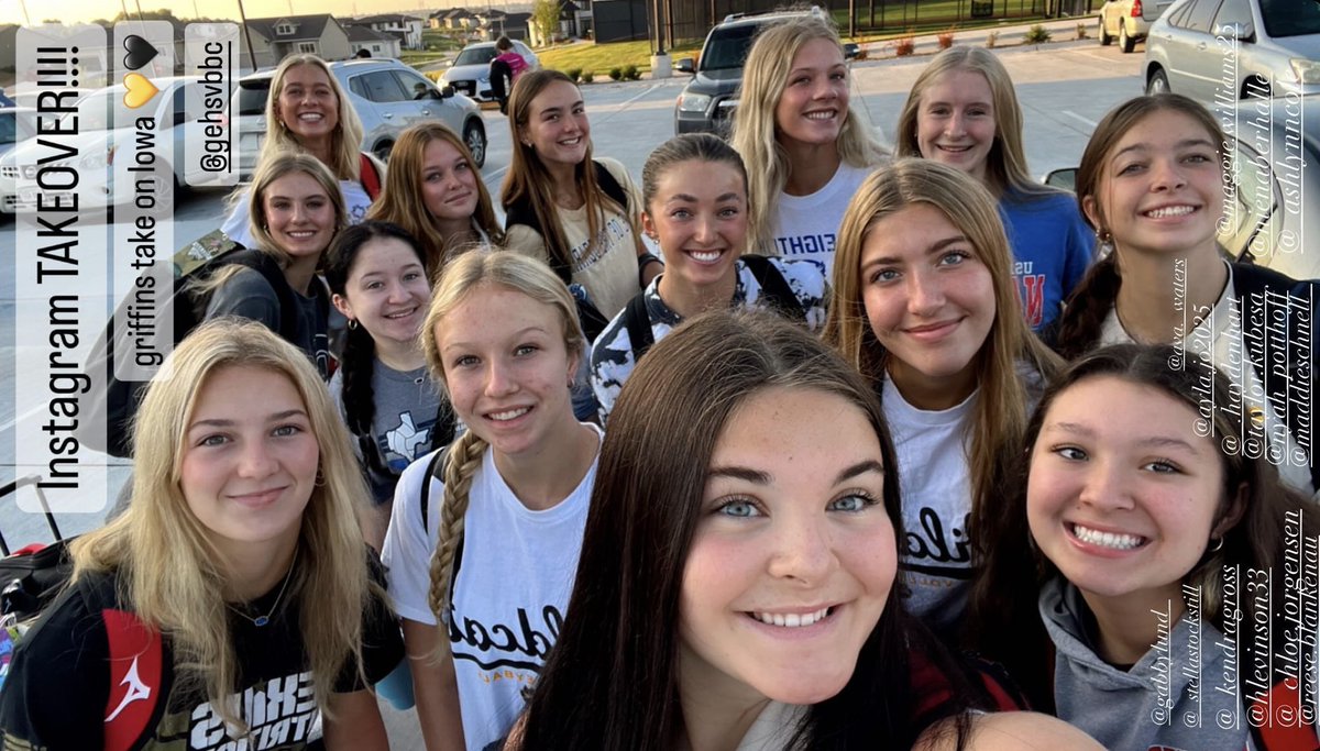 Go check out our Instagram @gretnaeastvolleyball to see the Varsity girls takeover while they compete in Iowa City! 

Looking forward to a great weekend of volleyball 🙌🏐