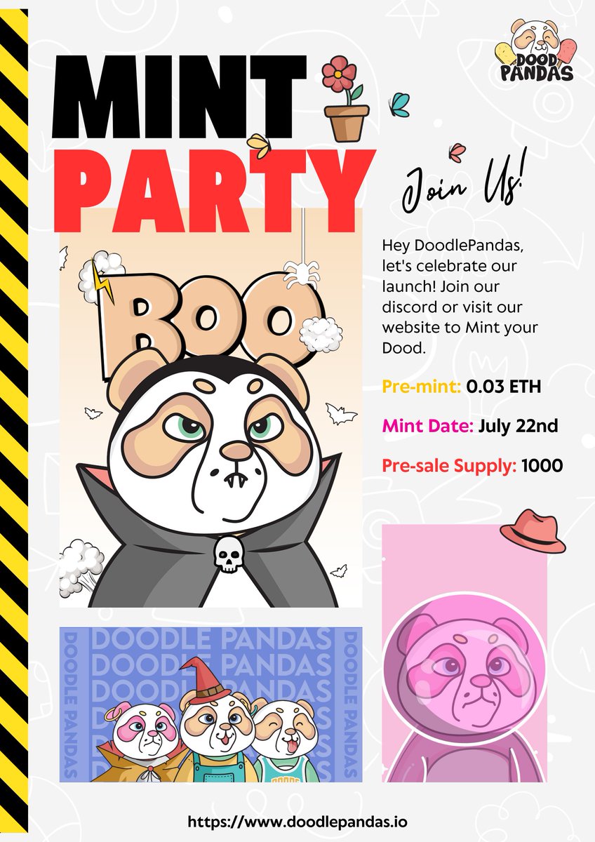 Doodle Pandas | Pre-sale LIVE | Minting Now tweet media