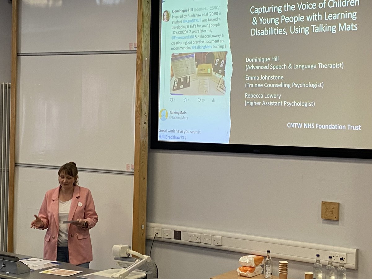 NESLTresearch's tweet photo. Wonderful to hear about the impact of the work done by @dominiqSLT and co. Their project focussed on:

Capturing the voice of children and young people with learning disabilities using @TalkingMats 

Such powerful outcomes both for children &amp; parents, huge well done! https://t.co/f5RL0deh9p