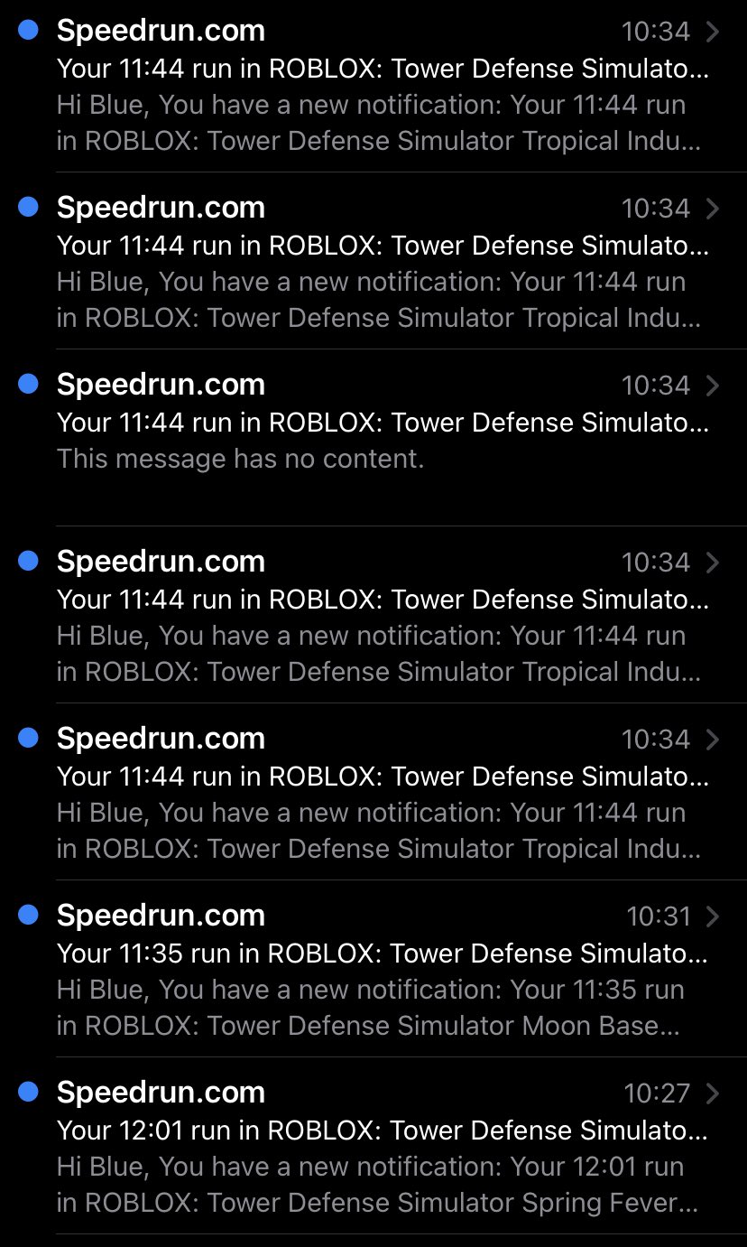 ROBLOX: Tower Defense Simulator - Speedrun