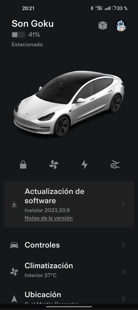 alecviso's tweet image. Por fin me ha llegado 😃 #Tesla #teslasoftware