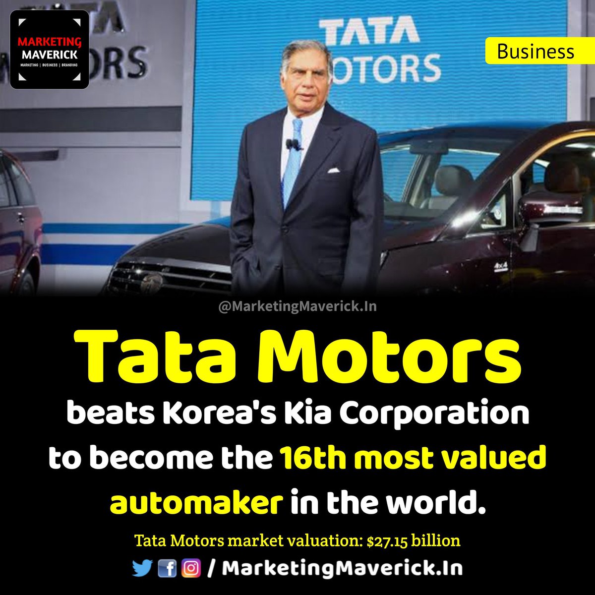 DealsDhamaka's tweet photo. #KIA TRIED TO BEAT #TATAMOTORS AT THEIR HOME-GROUND 🇮🇳 …

#TATAMOTORS BEATS THEM ACROSS THE GLOBE 

🔥🔥🔥🫡 https://t.co/CpuODCl10J