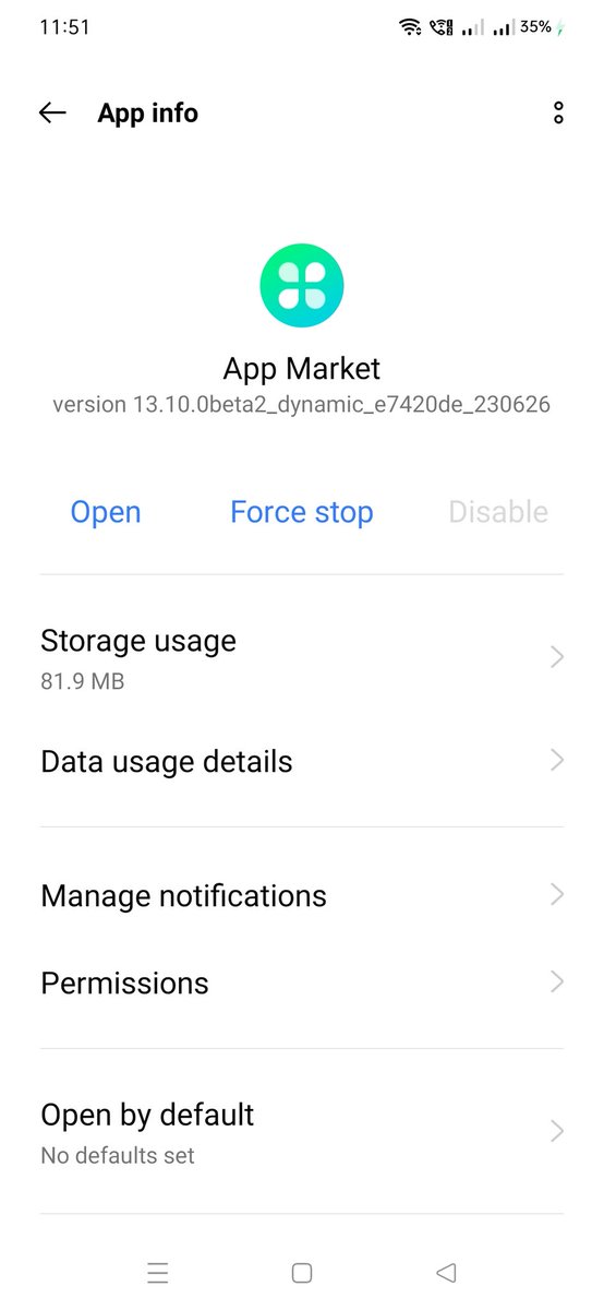 ravi3dfx's tweet photo. #realme Appmarket Version 13.10.0 Beta2 Dynamic is rolling out , arrived on my #realmext 😍  

#realmeC53 #daretoleap  #realmenarzo60Series #realme11ProSeries #realme10ProSeries https://t.co/nzNVI1F6C1