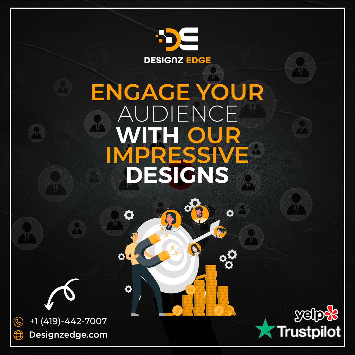 designz_edge's tweet image. &quot;Unleash Creative Brilliance. Elevate Your Brand with Our Impactful Designs. Engage, Convert, and Stand Out from the Crowd.

#ImpressiveDesign #CreativeBrilliance #AudienceEngagement #BrandElevation #VisualImpact #DesignExcellence #StandOutDesigns #InspireYourAudience #Captivate