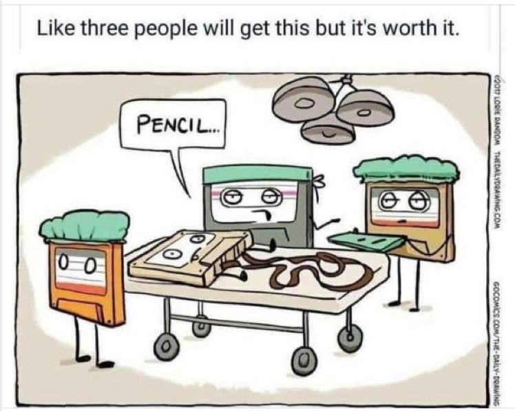 This one made me laugh out loud.  I'm not only old enough to get this.....I've been the medic!  Enjoy.

#humor