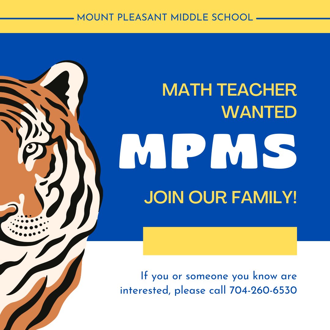 Mt. Pleasant Middle (@mpms_tigers) on Twitter photo 