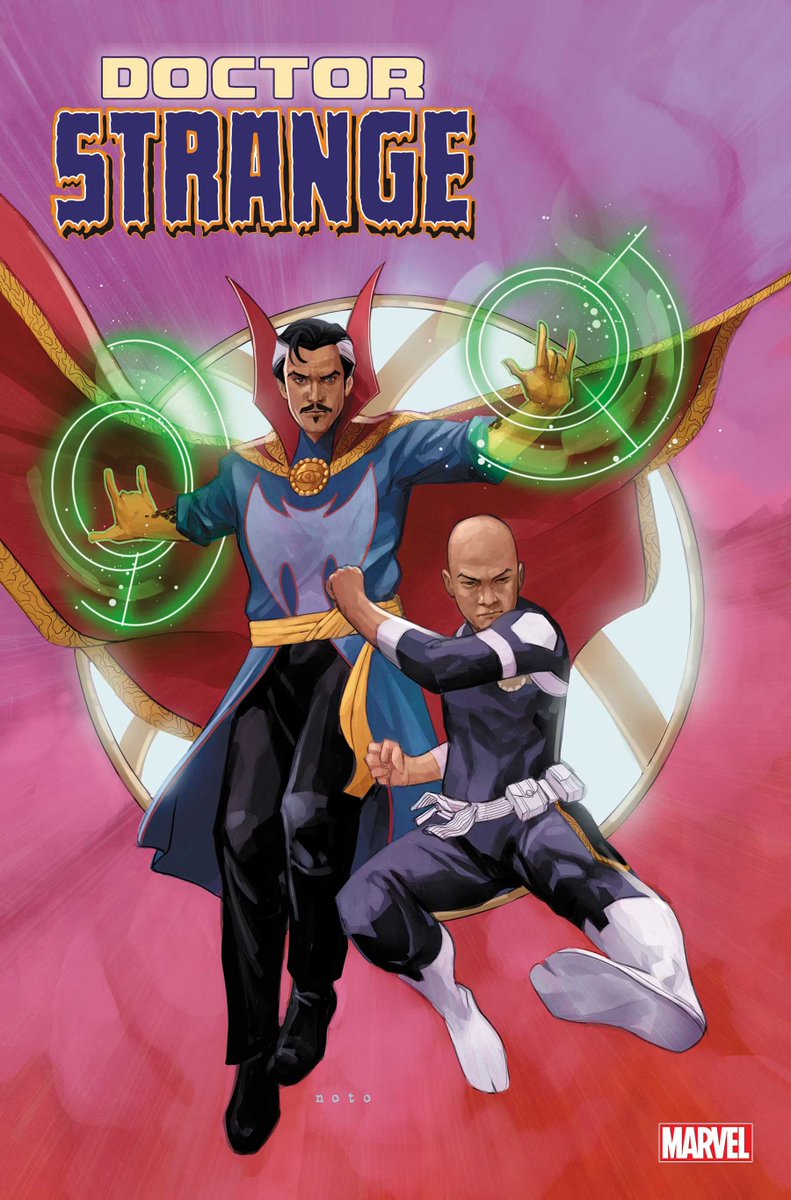 DrStrangeUpdate's tweet photo. The first variant cover (by Phil Noto) and synopsis for DOCTOR STRANGE #9 has been revealed: 

“With General Strange’s endgame in sight, Doctor Strange must confront the man he could have been. But everyone has their own agenda…”

OUT IN OCTOBER 2023 🔮 https://t.co/O1DgCoJmTY
