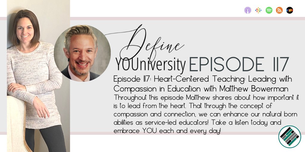 have YOU checked out episode 117 yet?

<a href="/MJBowerman/">Matthew J Bowerman</a> shares his heart w/ each of YOU and my goodness, it's a message that I know I needed to hear! 

check out his episode, _ many others here defineyouniversity.com/podcast-page or wherever YOU like to listen to your favorite audio adventures!
