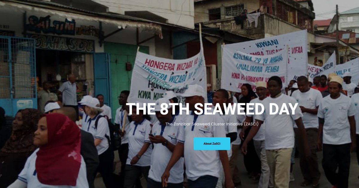 Preparations are well underway for #SeaweedDay starting tomorrow over 3 days this year! Our #women #seaweed farmers are ready to showcase their work. Check the programme and come and find us! seaweedday.co.tz #Zanzibar
<a href="/SeaweedCluster/">SeaweedCluster</a>
<a href="/Safe_Seaweed/">Global Seaweed Coalition</a>