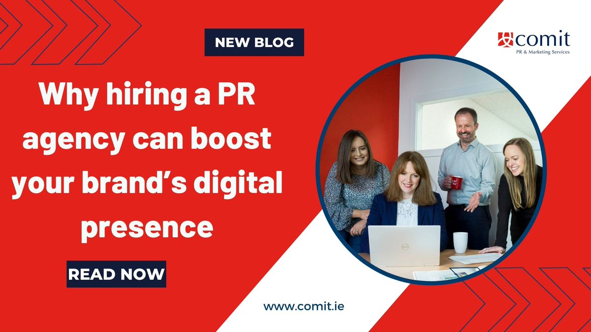ComitComm's tweet photo. Are you interested in learning how to boost your brand's digital presence? A PR agency can do just that. Read our blog today to learn how we can take your brand to new heights.  #PRAgency #PR #TechPR

https://t.co/JFr3PWro18 https://t.co/j3gH1Pr8WD