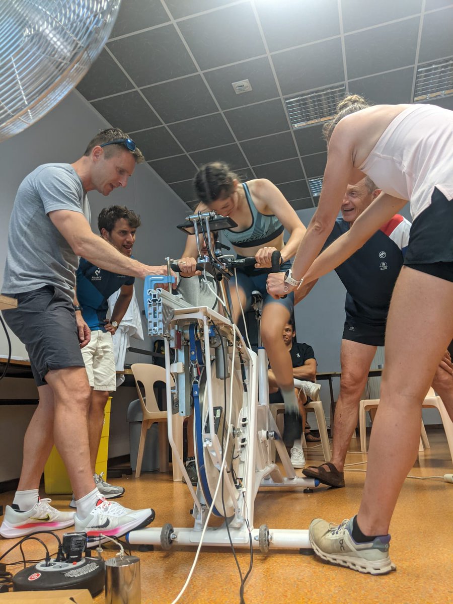 B_MorelP's tweet photo. The world's best ski mountaineers were here @LIBM_lab @Univ_Savoie for 3 days of force-velocity-endurance tests #FOVE #RACLET #testIFLET

Start of a great collab.🤝@corbex_emilio @FFME_officiel 

@TAnselmet @CeliaPerillatP @AxelleMollaret @EmilyHarrop @XavierGachet and team https://t.co/u6udMjAM4V