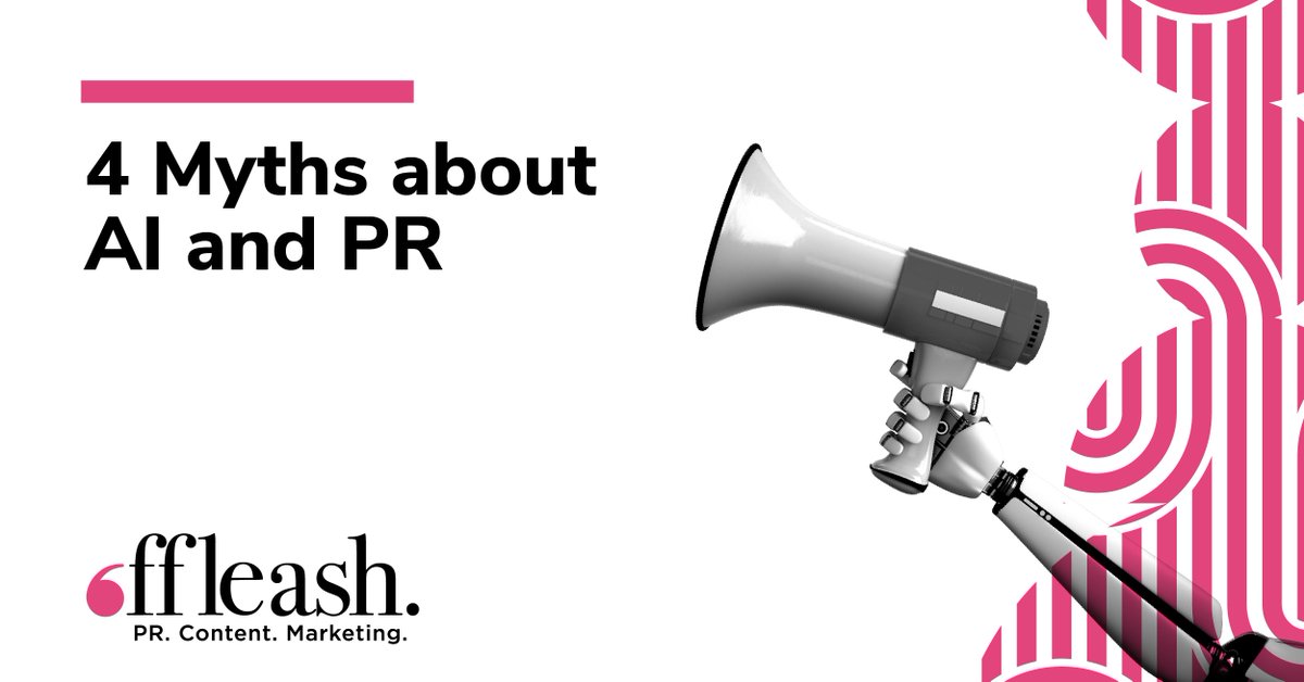 offleashpr's tweet photo. 💬 "AI is another tool – a kaleidoscope – that can support &amp; enhance our work in PR, but it won’t replace human touch, collaboration, or creativity anytime soon."

In our 🆕 blog, @rbulanti debunks 4️⃣ common #GenerativeAI myths. ✨ Give it a read: https://t.co/X5dLdcSexu #prlife https://t.co/yFYALmq5Eo