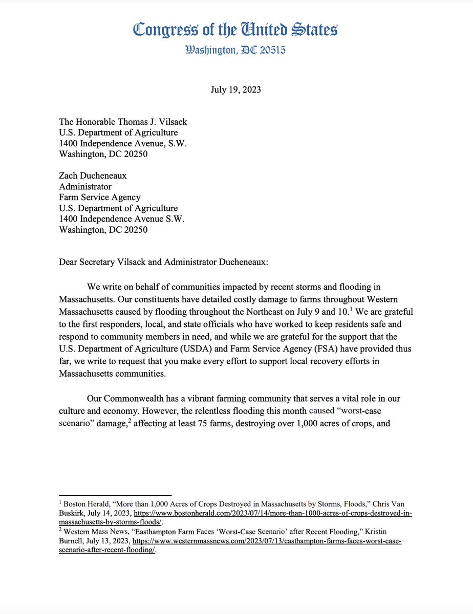 Rep. Jim McGovern tweet media