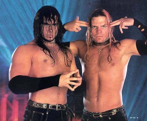 MATTHARDYBRAND's tweet photo. #TBT 2000 The Hardy Boyz Exist 2 Inspire https://t.co/LRAlZj989P