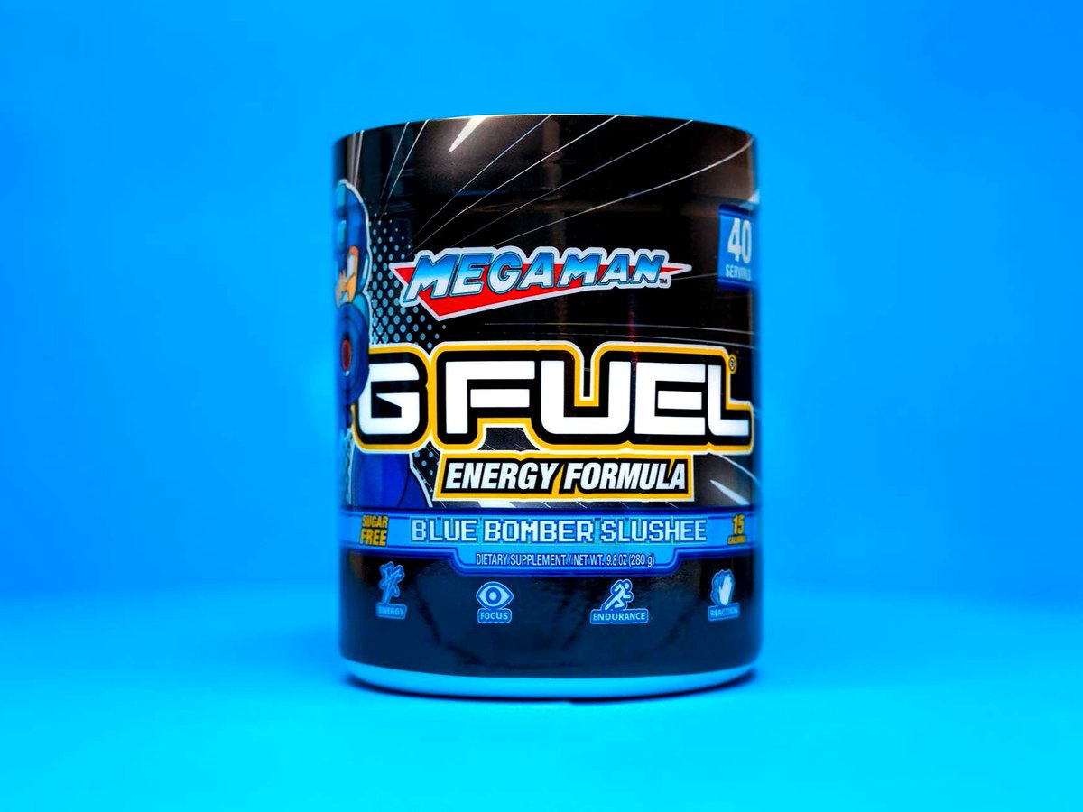 GFuelEnergy's tweet photo. 💙 𝗟𝗜𝗞𝗘 + 𝗥𝗧 + 𝗙𝗢𝗟𝗟𝗢𝗪 to win a @MEGAMAN x #GFUEL "𝗕𝗟𝗨𝗘 𝗕𝗢𝗠𝗕𝗘𝗥 𝗦𝗟𝗨𝗦𝗛𝗘𝗘" TUB!!!

💣 2 winners picked tomorrow bc these bad boyz have been added to our BOGO SALE!

🛒 𝗦𝗛𝗢𝗣: https://t.co/2LMtY7eKYt https://t.co/3EDH7uNyxq