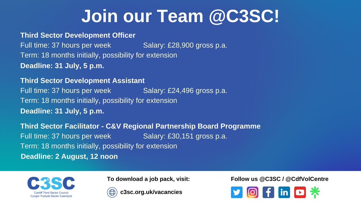 Cardiff Volunteer Centre @C3SC tweet media