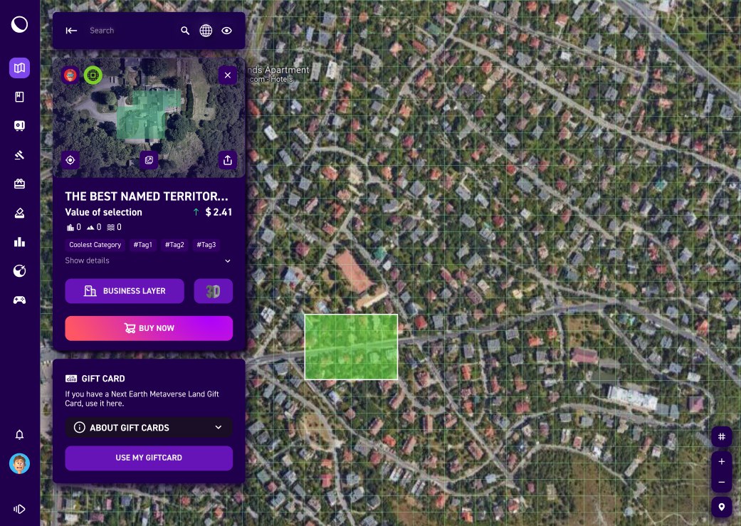 NextEarth_'s tweet photo. Sneak-peek time #NextEarthians 👀

We're thrilled to offer a sneak-peek into two upcoming features designed to unlock extra utility for your Next Earth lands 💪: 

• Business Layer 
• 3D Connect 

Both are currently on track for a July launch. 🚀 https://t.co/li5UP33NXg