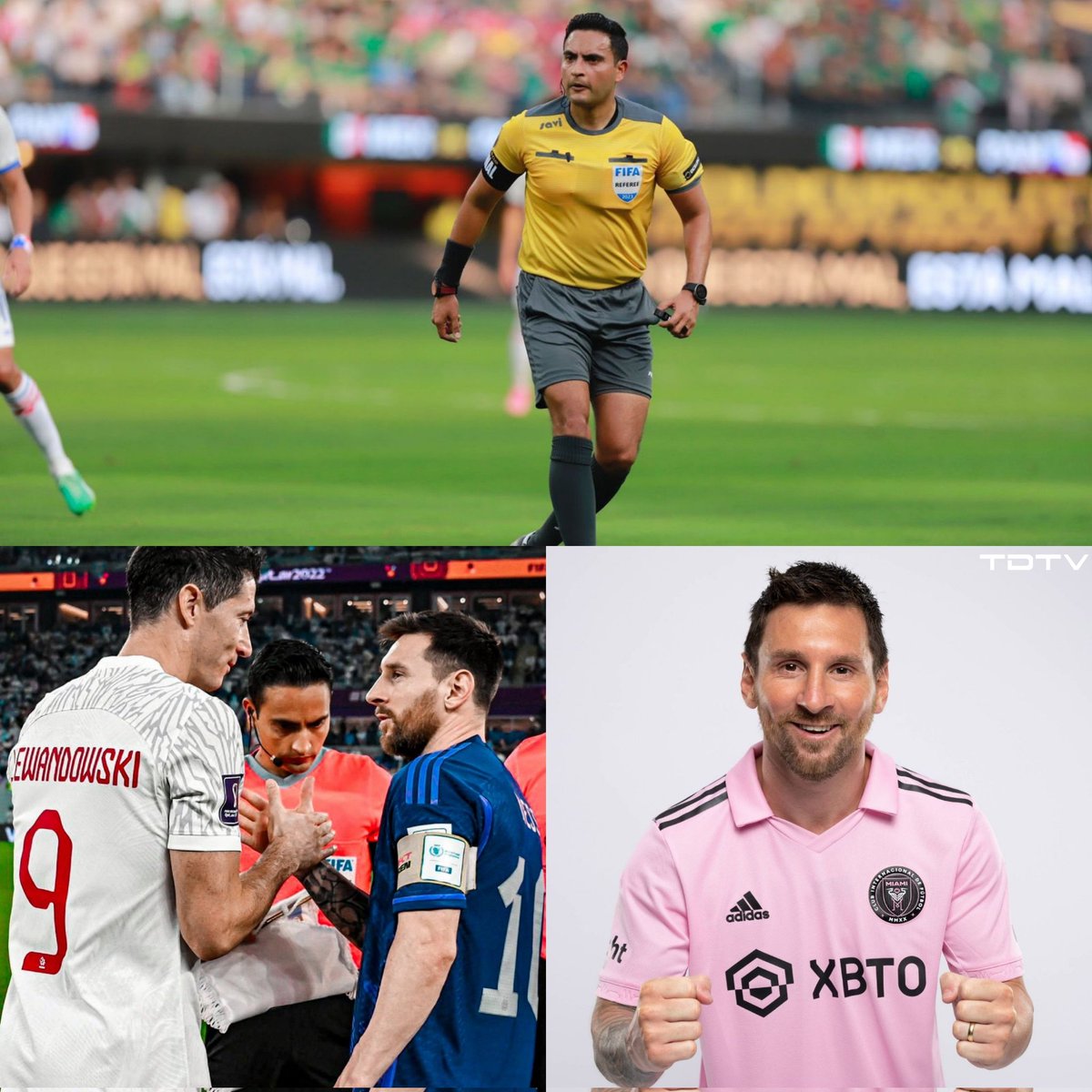 tdtvhn's tweet photo. Said Martínez🇭🇳 será el árbitro para el partido entre Inter Miami y Cruz Azul.

El hondureño pitará en el debut de Messi. TOP. https://t.co/bJYMRdi52O