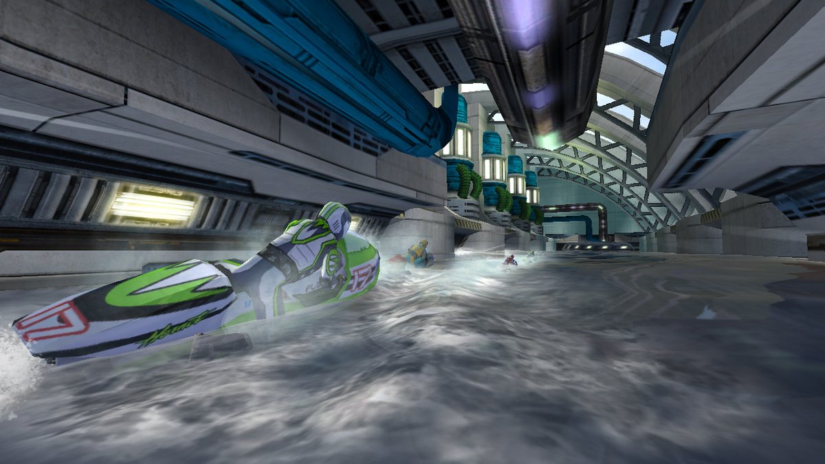 vectorunit's tweet photo. Let's journey back in time to the thrilling water racing game, #RiptideGP! Share your favorite memories and get ready to relive the adrenaline-fueled excitement. #ThrowbackThursday https://t.co/D8kRuK5LfO