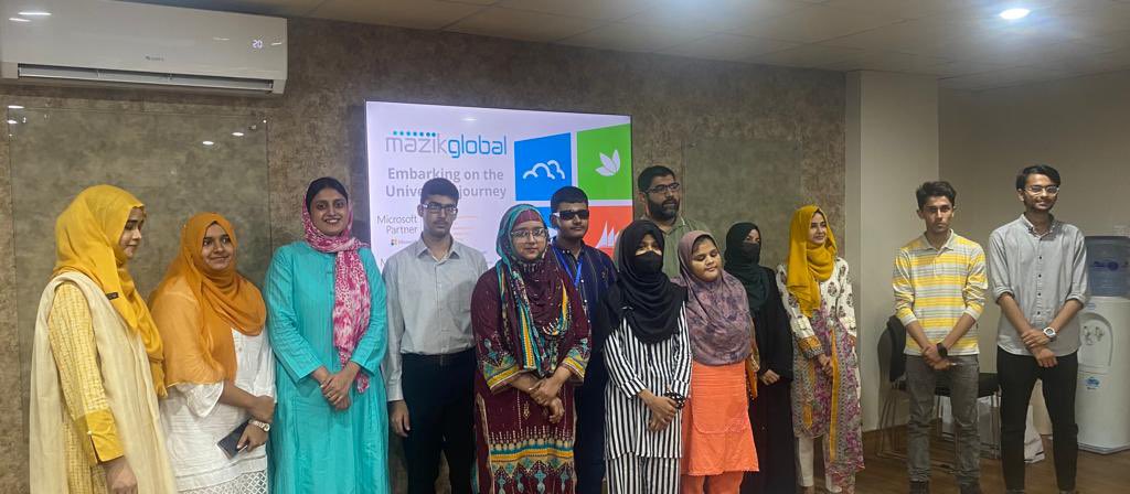 IdaRieu's tweet photo. Our blind students had a blast at Mazik Global, Microsoft’s inner circle partner! 😍 They met and learned from NED interns and got awesome gifts. Thanks to Mazik Global for their support! 🙏

#mazik_global #psocsr @saqibs https://t.co/z8W7fFVlyj