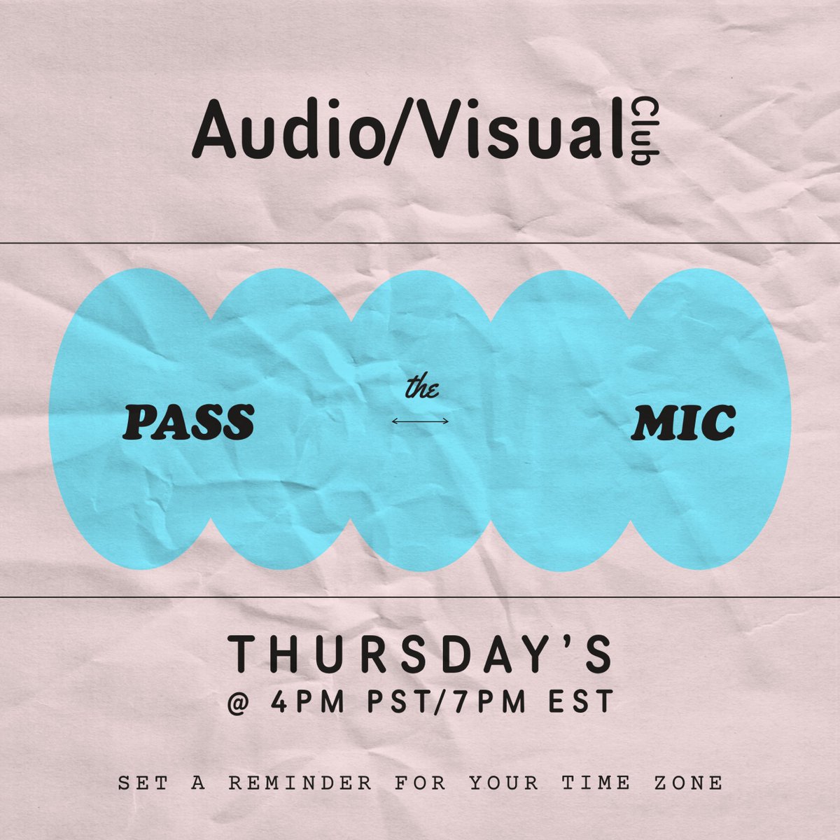 mmoonstudios's tweet photo. Happy Audio/Visual Thursday y’all ☀️ We’re back this week!! 
Join us for a casual chat, share what you’re working on and meet other awesome artists 💫 

⏰👉 https://t.co/JOsy05Vb4H

See ya there a 4pm pst/7pm est

#ArtistOnTwitter #NFTs #avnft #audiovisual #multimedia #Collectibles  #AVAX #ETH