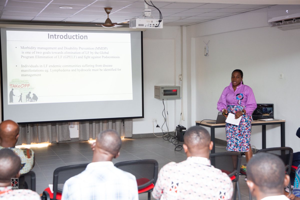 KCCR_GH's tweet photo. The Filariasis group of KCCR led by Prof. Alex Debrah held a meeting to introduce the group to their new project - #TAKeOFF2. This new project is as a result of the groundbreaking research done in TAKeOFF 1. The project will run for a period of 5 years.
#KCCR #Filariasis https://t.co/lrR25T0gtp