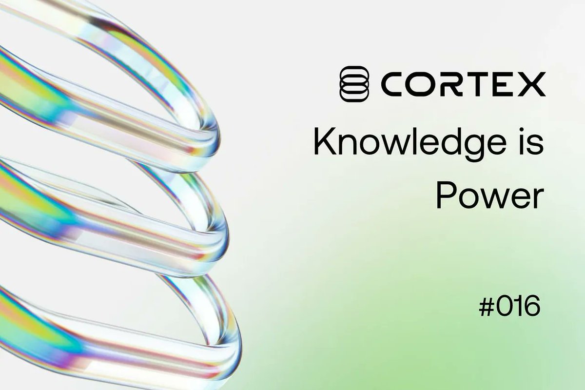 CortexDAO's tweet image. 'The Cortex Connection' brings you another curated selection of informative YouTube content. Get insights on the Bitcoin Halving 2024, discussions surrounding the Ripple v SEC lawsuit, and some exciting announcements from around the industry.
Read: cortexdao.substack.com/p/knowledge-is…