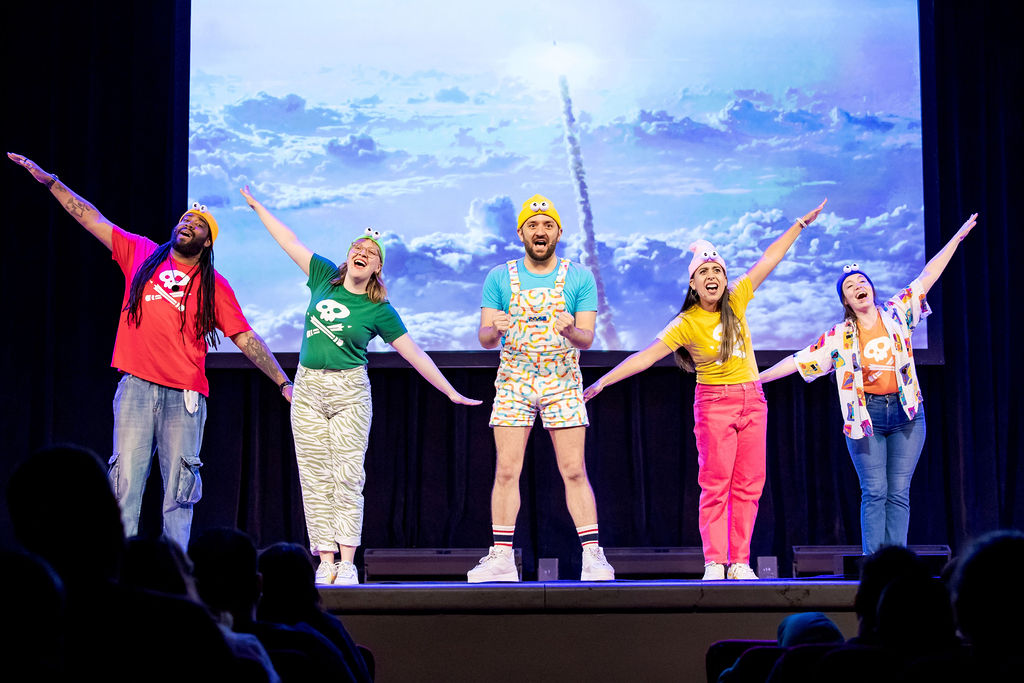 hudiburgcenter's tweet photo. Get ready for @StoryPirates: The Amazing Adventure Tour! 🚀

Featuring fan-favorite songs from the multi-award winning The #StoryPirates Podcast and improvised sketch comedy based on ideas from kids in the audience. Coming to #MidwestCity October 3rd!

🎟️ https://t.co/BukyhEqjpR https://t.co/6O78rGtYgO