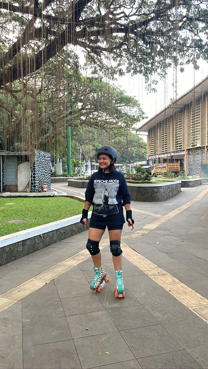 Udah tau pernah patah tulang gara2 quad, ehh main lagi 🤣🤣. Aku memang ga bisa diem