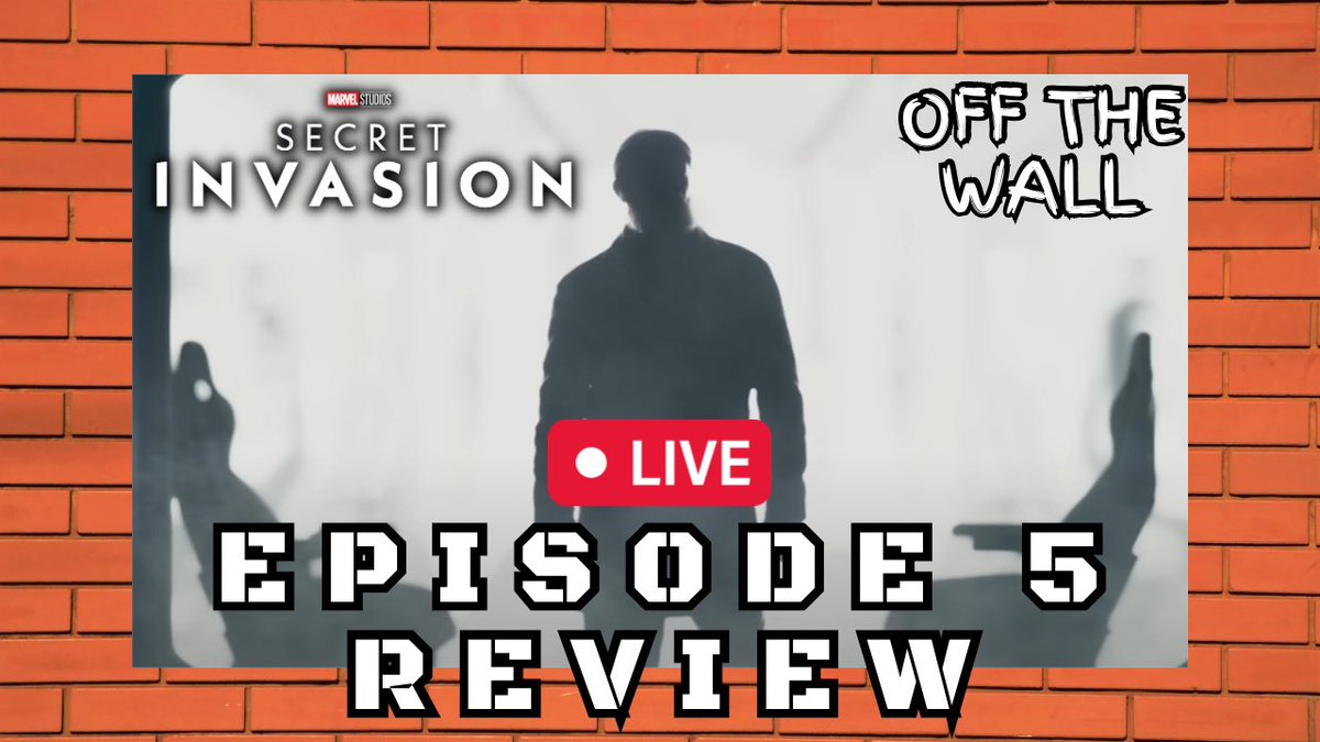 OTW_Show's tweet photo. We’ll be live again today at 5:15pm EST to breakdown the latest episode of #SecretInvasion 

https://t.co/cEpnh7dyoq

Come hang out! https://t.co/F5Bilf0y5b