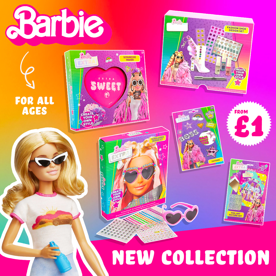 💖 Come on Barbie let’s go… visit <a href="/onlinepoundshop/">Online Poundshop</a>!

Our BRAND-NEW range of Barbie toys, arts &amp; crafts and accessories has now landed onsite at Poundshop.com, starting from ONLY £1! 🎀💞

SHOP NOW: bit.ly/44xHN1X