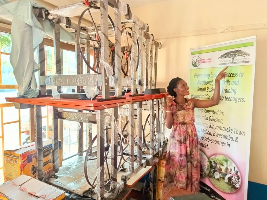 'What a world of smiles @thegivingexchange has brought to me, this is a dream come true' @Biira_Lil. A change in lives of teenage mothers is caused by  #TGEDonors, #TGETeam and #InspireGirlsTeam leading grassroots transformation through vocational skills. #potentialgirlsinspire