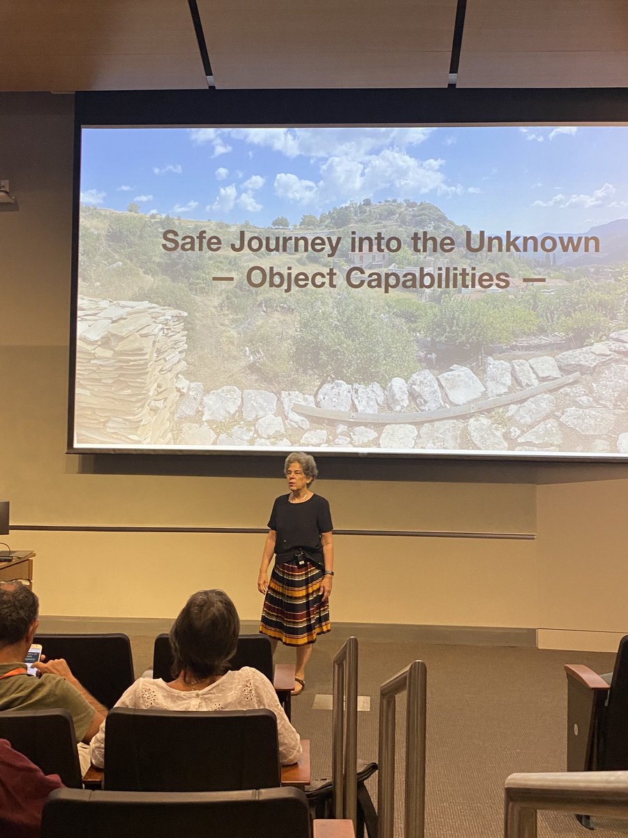 Cristian Cadar (@c_cadar) on Twitter photo My colleague Sophia <a href="/drossopoulou/">Sophia Drossopoulou</a> from <a href="/ICComputing/">Imperial Computing</a> giving the ECOOP Dahl-Nygaard Prize talk. Congrats for this well-deserved recognition! My colleague Sophia <a href="/drossopoulou/">Sophia Drossopoulou</a> from <a href="/ICComputing/">Imperial Computing</a> giving the ECOOP Dahl-Nygaard Prize talk. Congrats for this well-deserved recognition!
