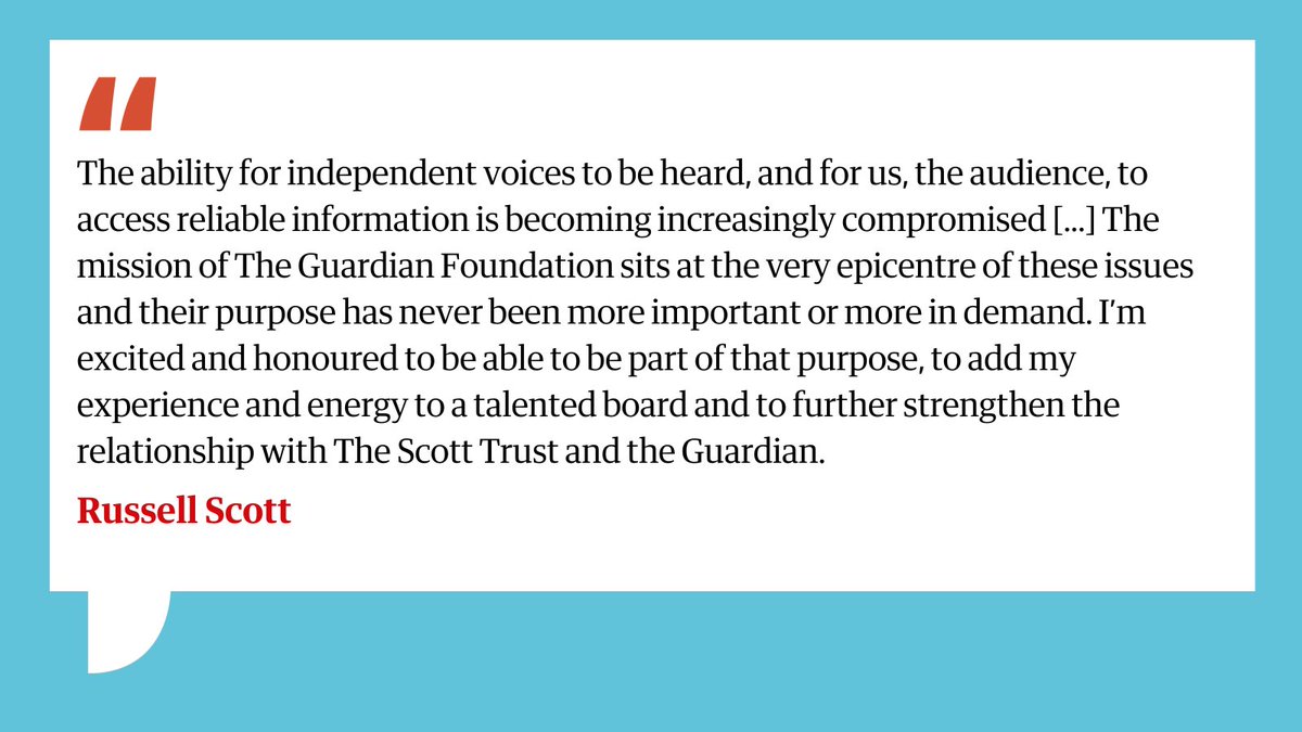 gdn_foundation's tweet photo. We are delighted to announce that we have a new board member, @RussellScott  

More info: https://t.co/NUcdnzLSGj https://t.co/gsxIlm5p0b