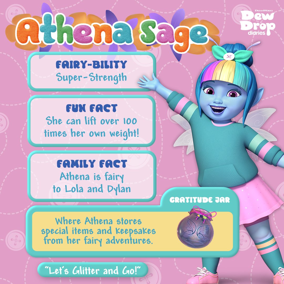 dreamworksjr's tweet photo. No challenge is too tough for Athena Sage! 💪🧚✨ https://t.co/AaYWBut9lk