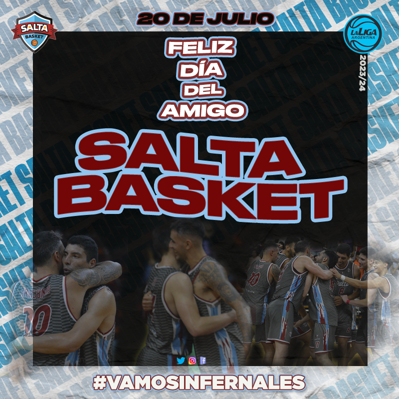 SaltaBasket's tweet photo. #DiaDelAmigo 
Feliz día para todos los amigos de la anaranjada!!! y el deporte en general!!!
Abrazo grande para los seguidores de Los Infernales!!!

#VamosInfernales
#Salta #basquetbol #Argentina https://t.co/hU35b5n6zf
