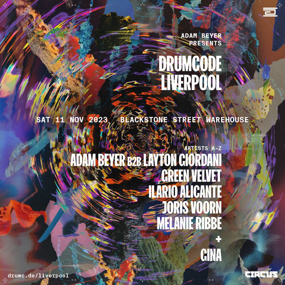 Drumcode Liverpool, lineup revealed… 🥁 

Like/RT/tag friends to win tickets

🎟️ Tickets on sale Tues 25th July at 10am BST, sign up via the link for first access - skiddle.com/e/36377126

#Drumcode4life