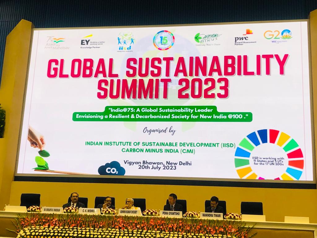 RLekshmana's tweet photo. #greenramesh participated  Global Sustainability Summit 2023 -  Vigyan Bhawan, 20th July 2023, represented #MGRERI
Hostedby Indian Institute of Sustainable Development and Carbon Minus India - Environmental Minister inaugurated and concluded by Ministry of Housing &amp; Urban Affairs https://t.co/ekhwcNNGjq