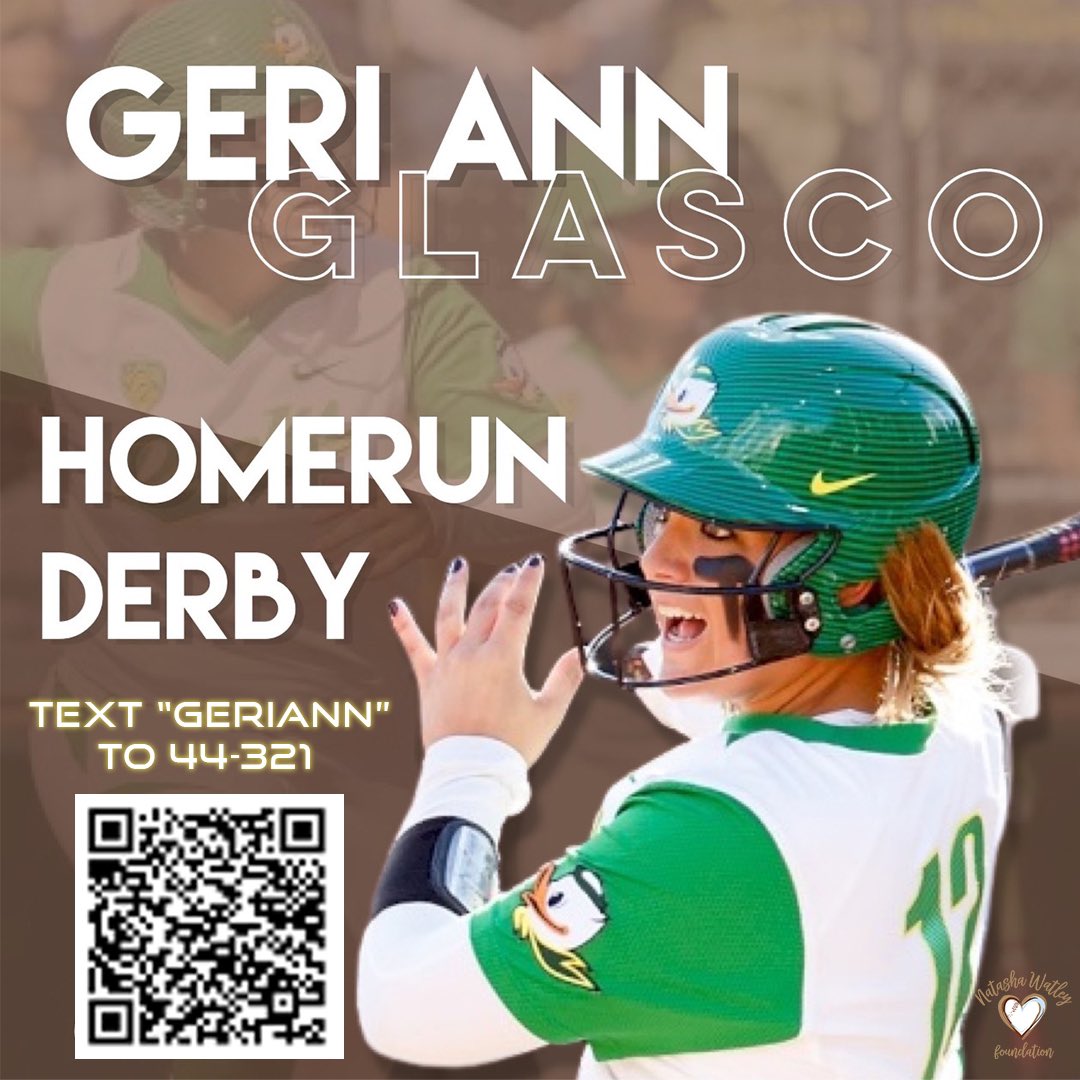 The Geri Ann Glasco Home Run Derby presented by @DeMarini is almost here, but u can donate ahead of time! Help us in honoring & celebrating Geri Ann @ the AFCS by donating 2 support the Geri Ann Glasco Fund by @NWfoundation bit.ly/3K68gva 7/23 5:00PM Cal St Fullerton