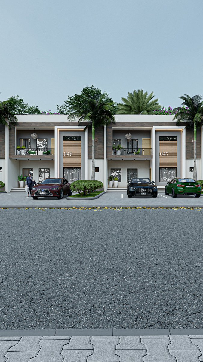 lunarchitectz's tweet photo. 3 bedroom terrace duplex #lunarchitectz #epochhomes #abuja #nigeria https://t.co/zHANIqJDMi