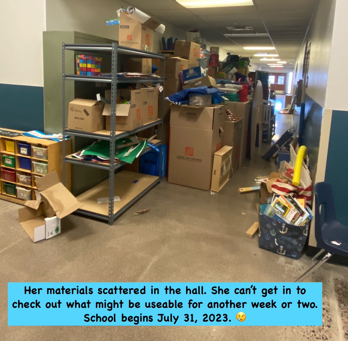 LoriStantonEdu's tweet photo. #ThisIsMe⬇️ #ThisIsMyFriend⬇️
⬇️𝗧𝗵𝗶𝘀 𝗶𝘀 𝗵𝗲𝗿 𝗰𝗹𝗮𝘀𝘀𝗿𝗼𝗼𝗺 𝗮𝗻𝗱 𝗵𝗲𝗿 𝗳𝗹𝗼𝗼𝗱𝗲𝗱 𝗺𝗮𝘁𝗲𝗿𝗶𝗮𝗹𝘀.⬇️

🔴🔴🔴🔴#PleaseHelpMyFriend🔴🔴🔴🔴
❤️We are best friends and Kinder colleagues❤️
#clearthelist2023 A gift card will help. @GailDold https://t.co/9hHemukPMt https://t.co/M9meoXWYkv