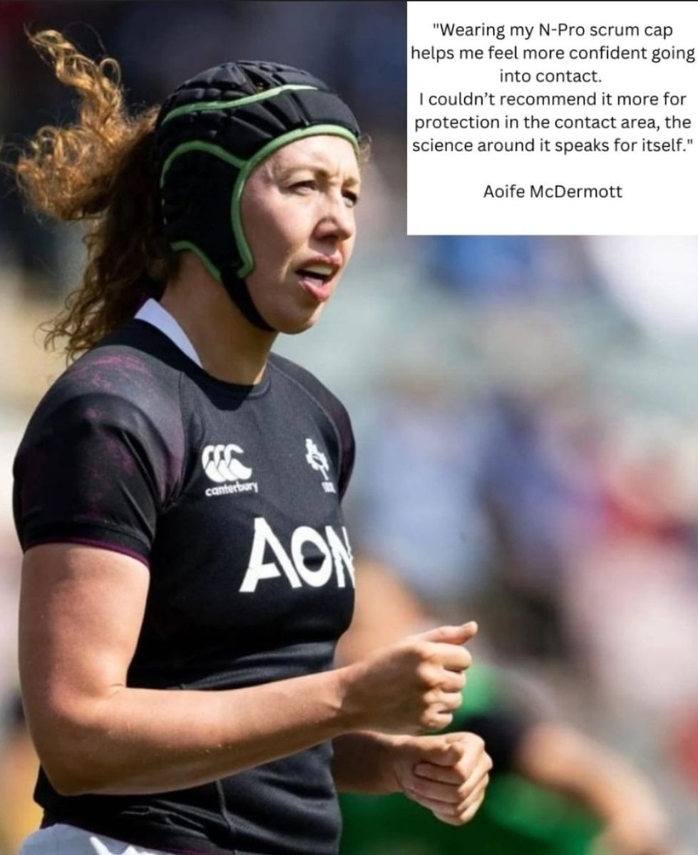 NProSports's tweet photo. Hear why @AoifeMc15 choose to wear a #NProSports when playing #rugby for @IrishRugby https://t.co/SRTDyy0p4j