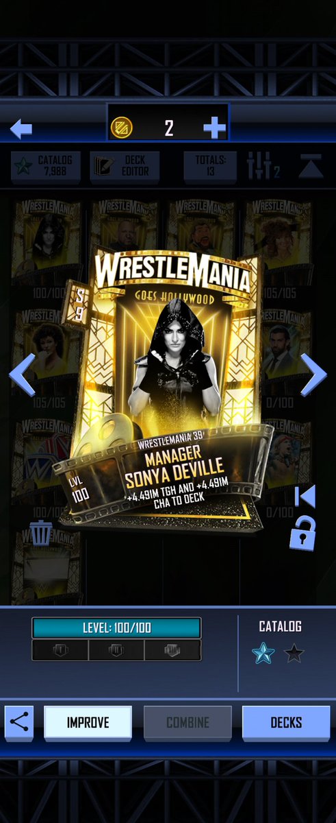 buffonsaves's tweet photo. @WWESuperCard It won't let me switch this out,even though it's not the best statistically,it's the best tier wise?I'm so confused,why's the wm39 better than the myth,and why can't I swap em? https://t.co/601D0NA4m1