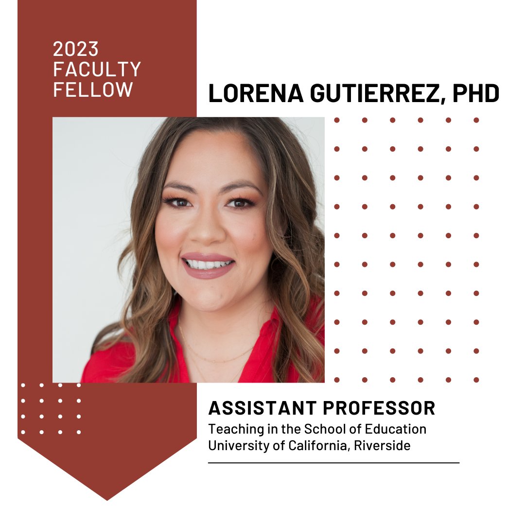 AAHHEorg's tweet photo. Congratulations to Dr. Lorena Gutierrez on being selected for the 2023 AAHHE Faculty Fellows Program! Learn more about the FFP at https://t.co/LonGgXXySG
#aahhe #highereducation #fellowshipprogram #hispanicsinhighered https://t.co/hp2YNJl8ws